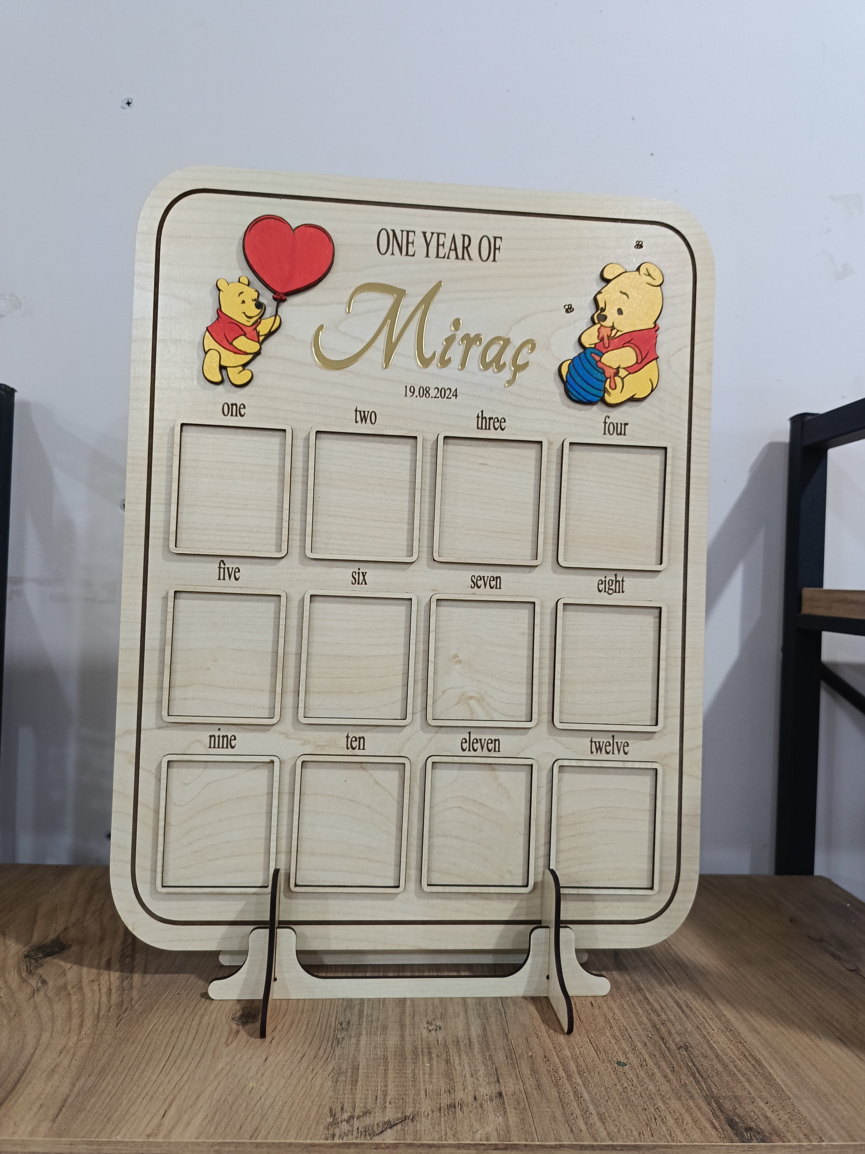 Kişiye Özel 1 Yaş Doğum Günü Panosu