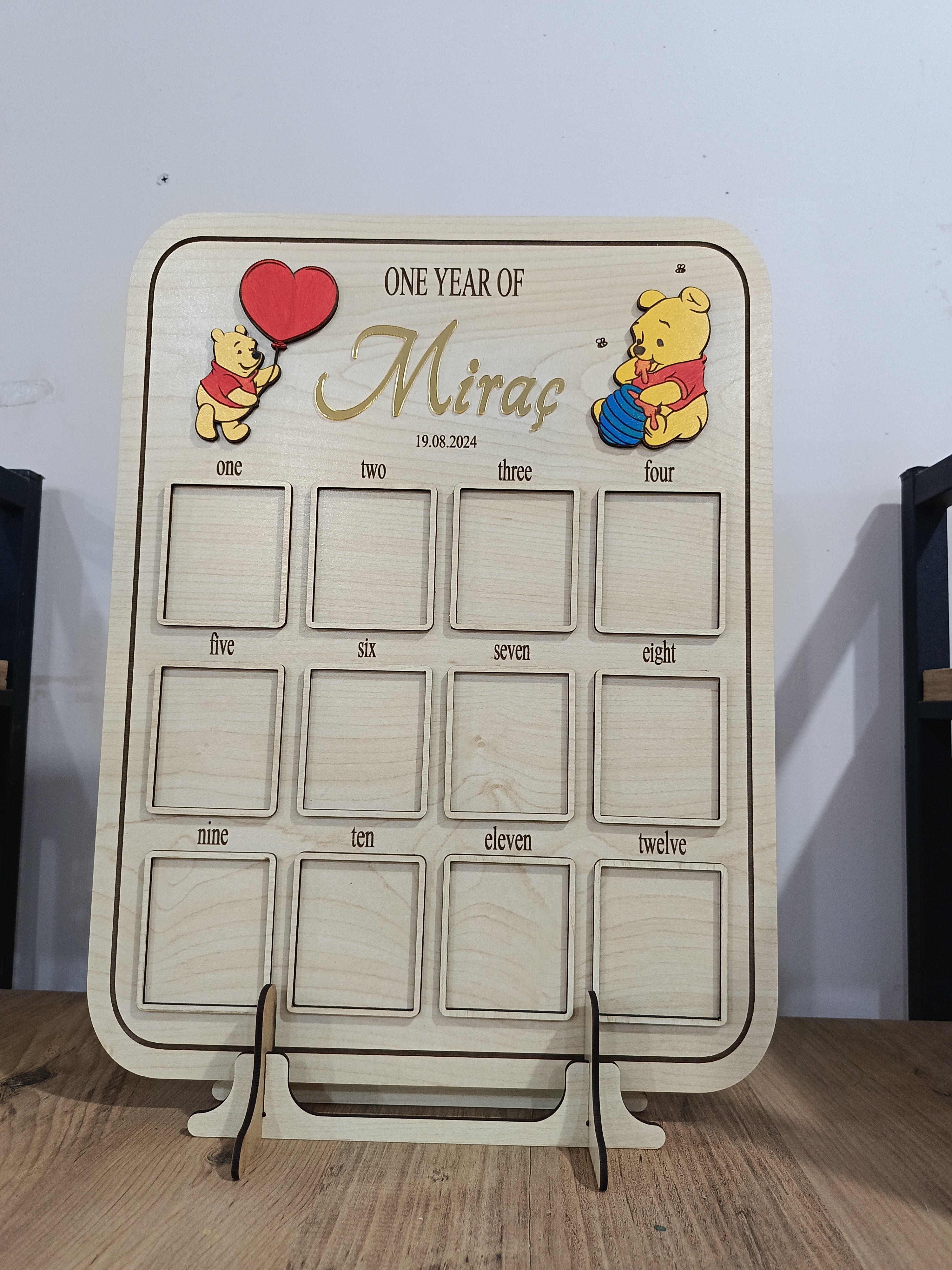 Kişiye Özel 1 Yaş Doğum Günü Panosu