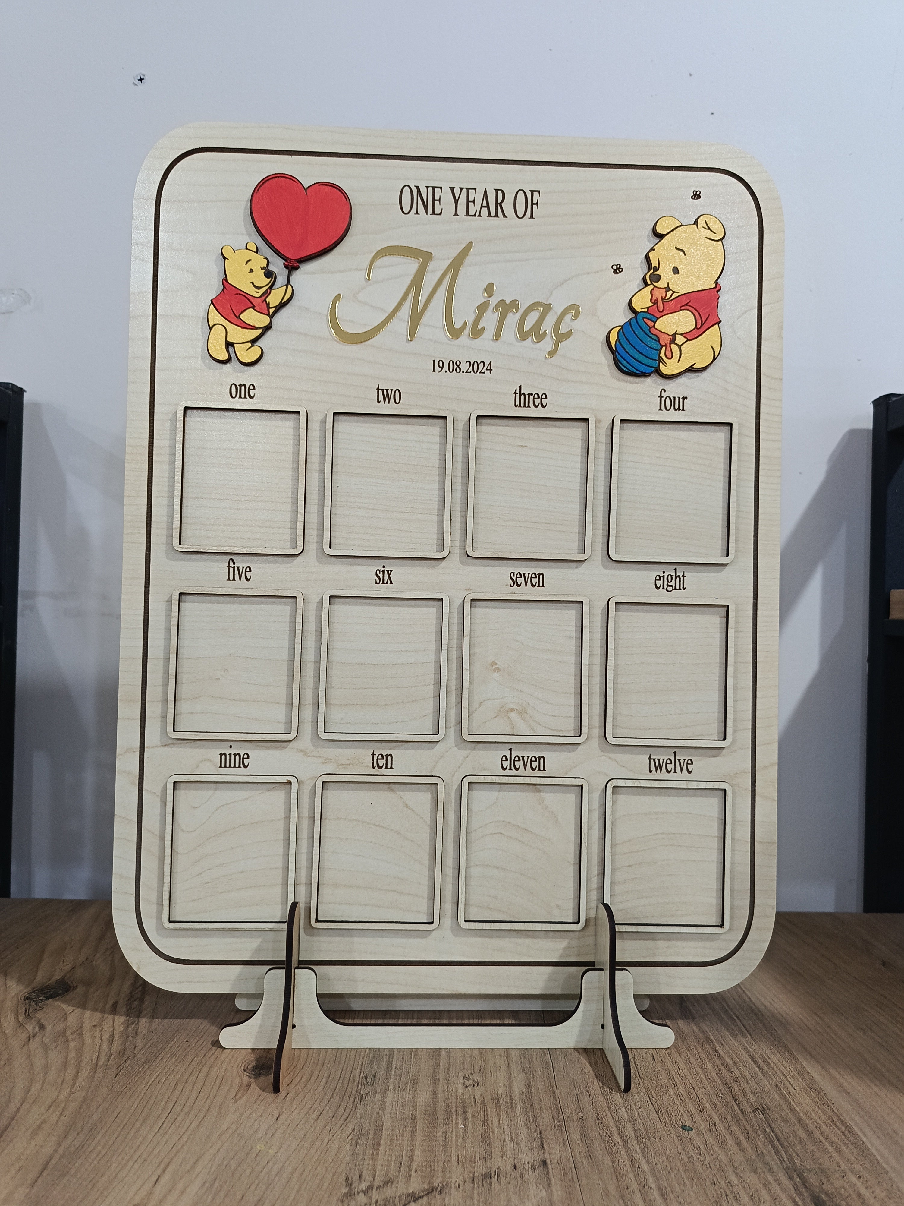 Kişiye Özel 1 Yaş Doğum Günü Panosu